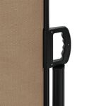Casa si Gradina - Gradina si terasa - Umbrele si pavilioane - Umbrele - Copertina laterala retractabila, gri taupe, 180x500 cm - Infinity.ro