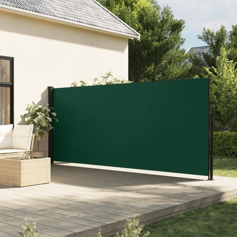 Casa si Gradina - Gradina si terasa - Umbrele si pavilioane - Umbrele - Copertina laterala retractabila, verde inchis, 180x300 cm - Infinity.ro