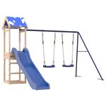 Jucarii, Copii si Bebe - Jucarii si jocuri - Jucarii de exterior - Spatii de joaca si accesorii - Set de joaca pentru exterior, lemn masiv de pin - Infinity.ro