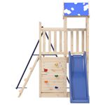 Jucarii, Copii si Bebe - Jucarii si jocuri - Jucarii de exterior - Spatii de joaca si accesorii - Set de joaca pentru exterior, lemn masiv de pin - Infinity.ro