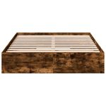 Casa si Gradina - Mobilier - Paturi si accesorii - Paturi - Cadru pat cu sertare stejar fumuriu 120x190 cm lemn prelucrat - Infinity.ro