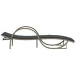 Casa si Gradina - Gradina si terasa - Mobilier exterior - Scaune si sezlonguri gradina - Sezlonguri, 2 buc., cu masa, gri deschis, poliratan - Infinity.ro