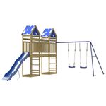 Jucarii, Copii si Bebe - Jucarii si jocuri - Jucarii de exterior - Spatii de joaca si accesorii - Set de joaca pentru exterior, lemn de pin impregnat - Infinity.ro