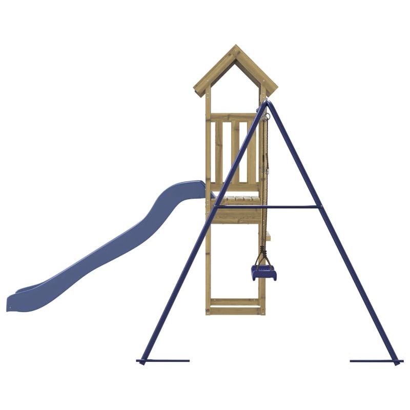 Jucarii, Copii si Bebe - Jucarii si jocuri - Jucarii de exterior - Spatii de joaca si accesorii - Set de joaca pentru exterior, lemn de pin impregnat - Infinity.ro