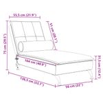Casa si Gradina - Mobilier - Scaune si fotolii - Fotolii - Sezlong de masaj cu suport sprijin, albastru, catifea - Infinity.ro