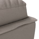 Casa si Gradina - Mobilier - Scaune si fotolii - Fotolii - Sezlong cu perne, gri taupe, material textil - Infinity.ro