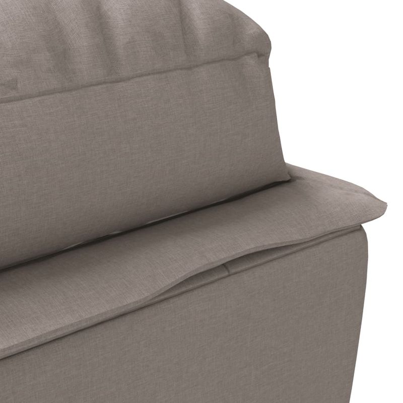 Casa si Gradina - Mobilier - Scaune si fotolii - Fotolii - Sezlong cu perne, gri taupe, material textil - Infinity.ro
