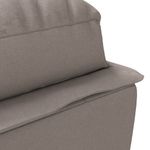 Casa si Gradina - Mobilier - Scaune si fotolii - Fotolii - Sezlong cu perne, gri taupe, material textil - Infinity.ro