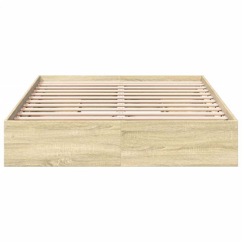 Casa si Gradina - Mobilier - Paturi si accesorii - Paturi - Cadru de pat cu sertare stejar sonoma 150x200 cm lemn prelucrat - Infinity.ro