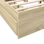 Casa si Gradina - Mobilier - Paturi si accesorii - Paturi - Cadru de pat cu sertare stejar sonoma 150x200 cm lemn prelucrat - Infinity.ro
