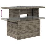 Casa si Gradina - Gradina si terasa - Mobilier exterior - Seturi mobila gradina - Set mobilier gradina cu perne, 6 piese, gri, poliratan - Infinity.ro