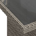 Casa si Gradina - Gradina si terasa - Mobilier exterior - Seturi mobila gradina - Set mobilier gradina cu perne, 6 piese, gri, poliratan - Infinity.ro