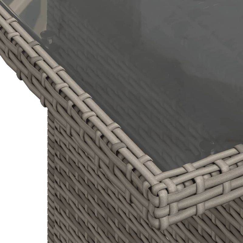 Casa si Gradina - Gradina si terasa - Mobilier exterior - Seturi mobila gradina - Set mobilier gradina cu perne, 6 piese, gri, poliratan - Infinity.ro