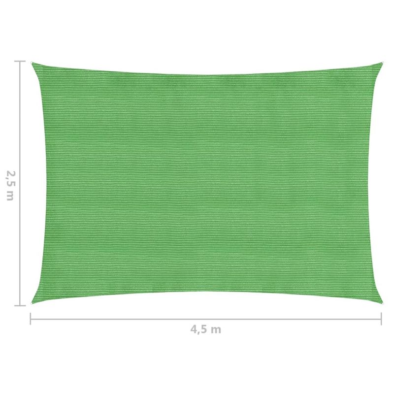 Casa si Gradina - Gradina si terasa - Umbrele si pavilioane - Umbrele - Panza parasolar, verde, 2,5x4,5 m , HDPE ,160 g/m² - Infinity.ro