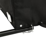 Sport si Outdoor - Ciclism - Accesorii pentru biciclete - Remorci biciclete - Remorca pentru biciclete, negru și portocaliu, 45 kg, fier, mărime 62.5x124x52 cm - Infinity.ro