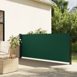 Casa si Gradina - Gradina si terasa - Umbrele si pavilioane - Umbrele - Copertina laterala retractabila, verde inchis, 120 x 600 cm - Infinity.ro