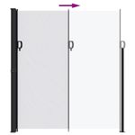 Casa si Gradina - Gradina si terasa - Umbrele si pavilioane - Umbrele - Copertina laterala retractabila, alb, 220x300 cm - Infinity.ro