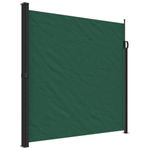 Casa si Gradina - Gradina si terasa - Umbrele si pavilioane - Umbrele - Copertina laterala retractabila, verde inchis, 200x500 cm - Infinity.ro