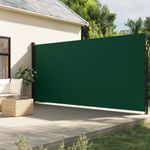 Casa si Gradina - Gradina si terasa - Umbrele si pavilioane - Umbrele - Copertina laterala retractabila, verde inchis, 200x500 cm - Infinity.ro