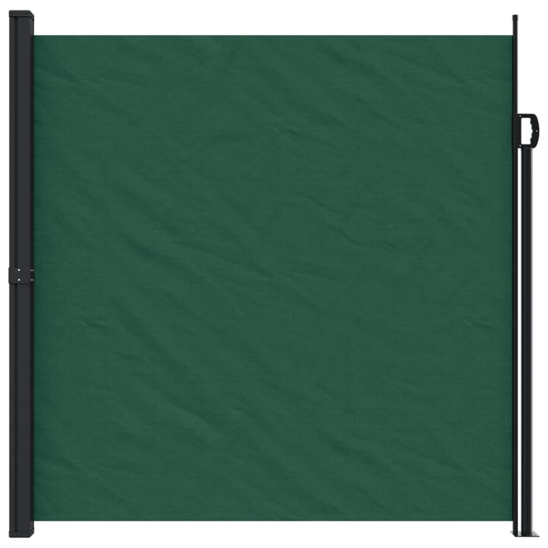 Casa si Gradina - Gradina si terasa - Umbrele si pavilioane - Umbrele - Copertina laterala retractabila, verde inchis, 200x500 cm - Infinity.ro