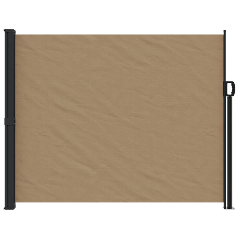 Casa si Gradina - Gradina si terasa - Umbrele si pavilioane - Umbrele - Copertina laterala retractabila, gri taupe, 160x500 cm - Infinity.ro