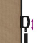 Casa si Gradina - Gradina si terasa - Umbrele si pavilioane - Umbrele - Copertina laterala retractabila, gri taupe, 140x600 cm - Infinity.ro