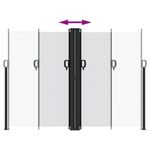 Casa si Gradina - Gradina si terasa - Umbrele si pavilioane - Umbrele - Copertina laterala retractabila, alb, 180x600 cm - Infinity.ro