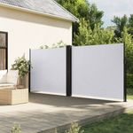Casa si Gradina - Gradina si terasa - Umbrele si pavilioane - Umbrele - Copertina laterala retractabila, alb, 160x1200 cm - Infinity.ro