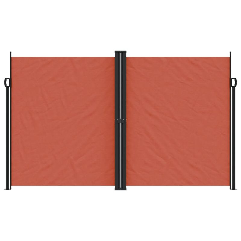 Casa si Gradina - Gradina si terasa - Umbrele si pavilioane - Umbrele - Copertina laterala retractabila, caramiziu, 200x1200 cm - Infinity.ro