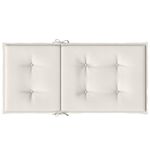 Casa si Gradina - Textile si covoare - Perne si pilote - Perne decorative - Perne scaun cu spatar scund 2buc. melanj crem 100x50x4cm textil - Infinity.ro