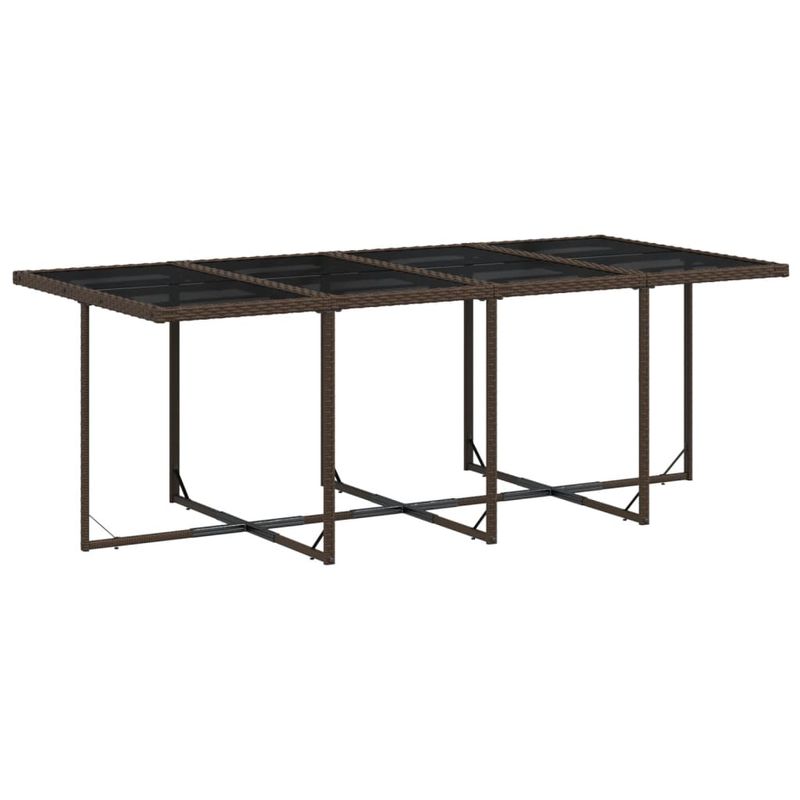 Casa si Gradina - Gradina si terasa - Mobilier exterior - Seturi mobila gradina - Set mobilier de gradina cu perne, 9 piese, maro, poliratan - Infinity.ro