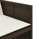 Casa si Gradina - Gradina si terasa - Mobilier exterior - Seturi mobila gradina - Set mobilier de gradina cu perne, 9 piese, maro, poliratan - Infinity.ro
