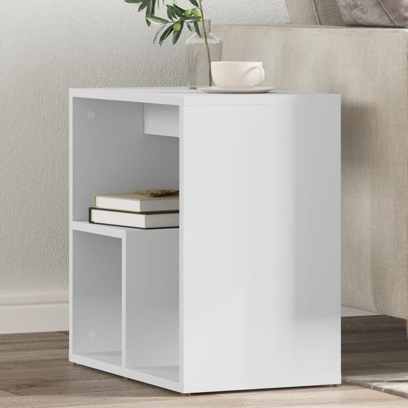 Casa si Gradina - Mobilier - Mese si birouri - Mese living - Masa laterala, alb, 50x30x50 cm, PAL - Infinity.ro