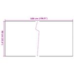 Casa si Gradina - Gradina si terasa - Garduri, panouri si accesorii - Paravan pentru balcon, negru, 500x90 cm, poliratan - Infinity.ro