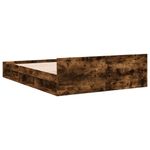 Casa si Gradina - Mobilier - Paturi si accesorii - Paturi - Cadru pat cu sertare stejar fumuriu 120x200 cm lemn prelucrat - Infinity.ro