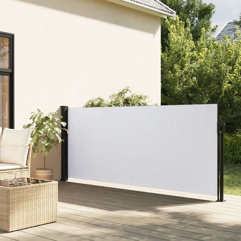 Casa si Gradina - Gradina si terasa - Umbrele si pavilioane - Umbrele - Copertina laterala retractabila, alb, 100x300 cm - Infinity.ro