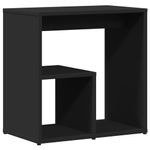 Casa si Gradina - Mobilier - Mese si birouri - Mese living - Masa laterala, negru, 50x30x50 cm, PAL - Infinity.ro