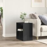 Casa si Gradina - Mobilier - Mese si birouri - Mese living - Masa laterala, negru, 50x30x50 cm, PAL - Infinity.ro