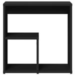 Casa si Gradina - Mobilier - Mese si birouri - Mese living - Masa laterala, negru, 50x30x50 cm, PAL - Infinity.ro