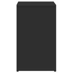 Casa si Gradina - Mobilier - Mese si birouri - Mese living - Masa laterala, negru, 50x30x50 cm, PAL - Infinity.ro
