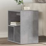 Casa si Gradina - Mobilier - Mese si birouri - Mese living - Masa laterala, 2 buc., gri beton, 50x30x50 cm, PAL - Infinity.ro