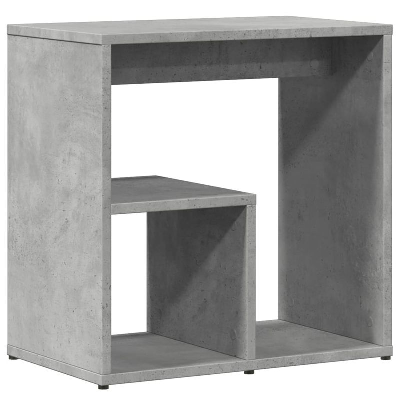 Casa si Gradina - Mobilier - Mese si birouri - Mese living - Masa laterala, 2 buc., gri beton, 50x30x50 cm, PAL - Infinity.ro