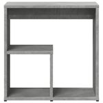 Casa si Gradina - Mobilier - Mese si birouri - Mese living - Masa laterala, 2 buc., gri beton, 50x30x50 cm, PAL - Infinity.ro