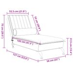 Casa si Gradina - Mobilier - Scaune si fotolii - Fotolii - Sezlong de masaj cu sprijin, verde inchis, catifea - Infinity.ro