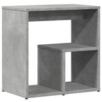 Casa si Gradina - Mobilier - Mese si birouri - Mese living - Masa laterala, 2 buc., gri beton, 50x30x50 cm, PAL - Infinity.ro