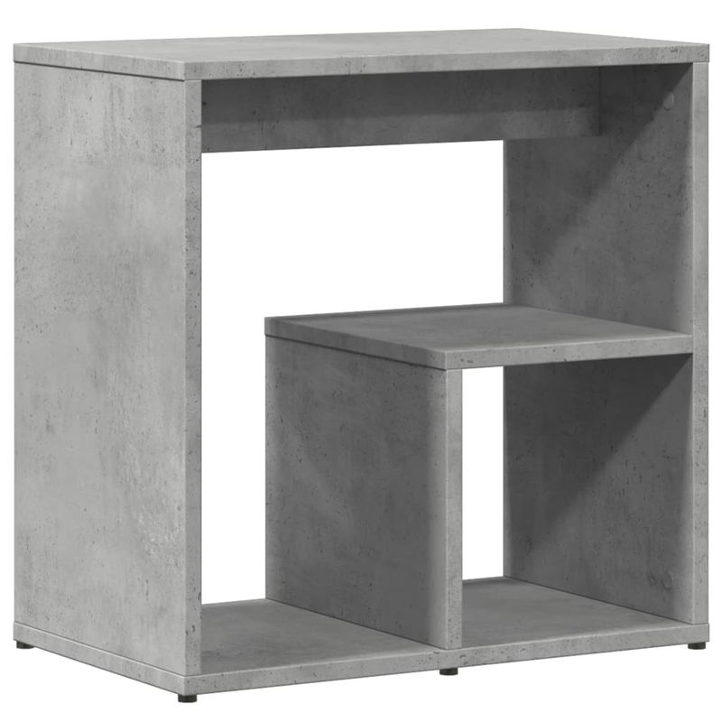 Casa si Gradina - Mobilier - Mese si birouri - Mese living - Masa laterala, 2 buc., gri beton, 50x30x50 cm, PAL - Infinity.ro
