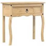 Casa si Gradina - Mobilier - Comode si corpuri - Console - Masuta consola Corona, 73x35x73 cm, lemn masiv de pin - Infinity.ro