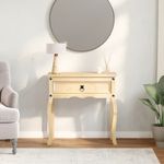 Casa si Gradina - Mobilier - Comode si corpuri - Console - Masuta consola Corona, 73x35x73 cm, lemn masiv de pin - Infinity.ro
