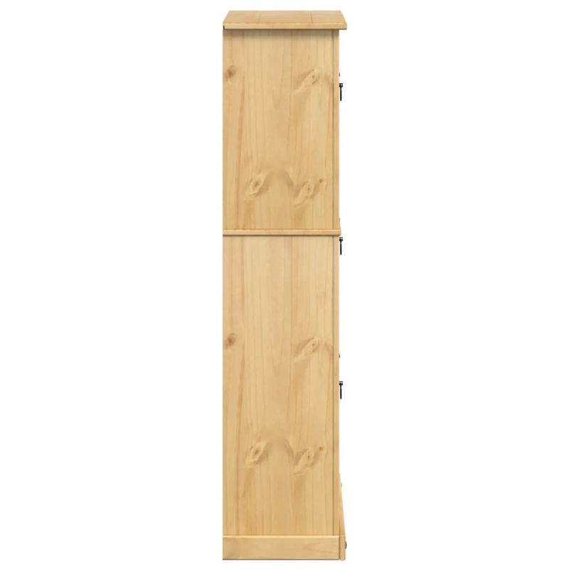 Casa si Gradina - Mobilier - Organizare si depozitare - Organizator incaltaminte - Dulap pantofi "Corona", 99x32x138 cm, lemn masiv de pin - Infinity.ro