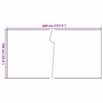 Casa si Gradina - Gradina si terasa - Garduri, panouri si accesorii - Paravan pentru balcon, negru, 400x100 cm, poliratan - Infinity.ro